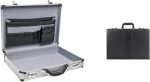 RoadPro SPC-931R 17.5" x 4" x 13" Silver Aluminum Briefcase,Medium